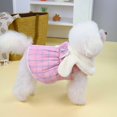thumbnail image 3 of CSChome Pet Dress Plaid Pattern Pet Plaid Pattern Dog Princess Winter Warm Pet Supply, 3 of 7