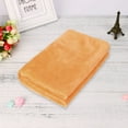 thumbnail image 2 of Fdelink Blanket Clearance 50X70Cm Fashion Solid Soft Throw Kids Blanket Warm Coral Plaid Blankets Flannel Khaki, 2 of 4