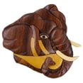 thumbnail image 1 of Elephant Wooden Magnet, 1 of 1