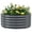 Deep Grey, variant on Mocogarden 42" Round Raised Garden Bed 17" Tall Metal Outdoors Galvanized Planter Raised Bed Box with Heavy-Duty Rubber Edging for Planting Vegetables and Herb(Light Green)
