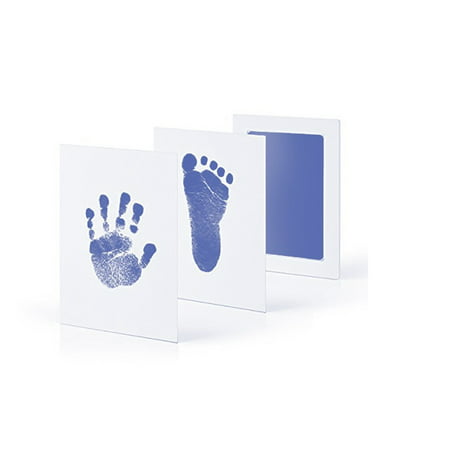 Newborn Baby Handprint Inkless Touch Non-Toxic Inkpad DIY Photo Frame Infant Hand and Footprint Souvenirs