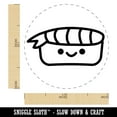 thumbnail image 2 of Sweet Sushi Kawaii Doodle Self-Inking Rubber Stamp Ink Stamper - Green Ink - Medium 1 Inch, 2 of 7