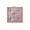 Blush + Polyester24, variant on FENGFAN Poly Chenille Square Floor Pillow Cushion 24x24 Inch Tufted Scalloped Edge 1 Pack