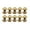 Golden, variant on landege 10pcs Rivets Double Cap Rivet Tubular Brass Metal Studs Fastener Screws Rivet for DIY Craft Repairs Decoration Golden ( 10x4x10mm )