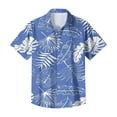 thumbnail image 6 of HAJWOH 2026 Hawaiian Shirt for Men Casual Button Down Short Sleeve Summer Beach Shirts Loose Fit Floral Print Tropical Tops, 6 of 7