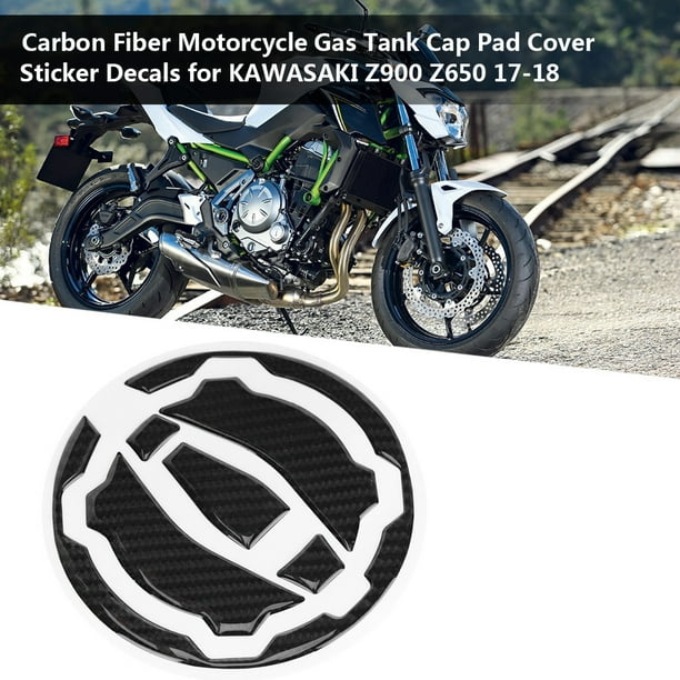 Autocollant de Protection en Fibre de Carbone pour Moto Kawasaki