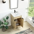 thumbnail image 3 of Palos 18" Single Bath Vanity in Spruce Natural Brown with White Basin & Mirror, 3 of 12