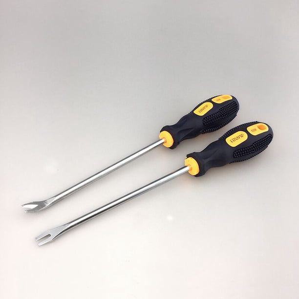 Extractor de clavos, destornillador de punta en U de 3 mm Herramienta para quitar grapas extractor de tachuelas de remache de clavos