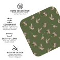 thumbnail image 4 of Honeii Birds Wild Ducks Print Leather Coaster Set of 6, Ideal for Safeguarding Your Furniture from Drinks Spills and Effortless Cleanup,Square, 4 of 7