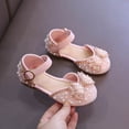 thumbnail image 2 of Girls Dress Shoes Mary Jane Flower Wedding Party Bridesmaids Shoes Glitter Princess Ballet Flats for Kid Toddler Flat Shoes Girls' Dance Shoes Princess Shoes Bow Shoes, 2 of 8