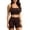 *Coffee, variant on VBVC Women's Square Neck Workout 2 Piece Short Set , High Waist Yoga Outfit For Women , Ladies' Slim Stretch Athletic Tracksuit,Army Green,Free Size