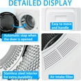 thumbnail image 5 of 1.6 cu.ft Portable Clothes Dryer, 800W Compact Dryer with Stainless Steel Tub, 5 Modes Auto Stop & Easy Control Small Dryer Machine, Ideal for Laundry, Apartments, Dorms, RVs, White, 5 of 7