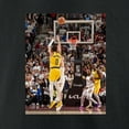 thumbnail image 4 of Men's Tyrese Haliburton Black Indiana Pacers 2025 NBA Game Frames T-Shirt, 4 of 4