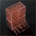 thumbnail image 1 of Acrylic Earrings Holder Organizer Box Large Clear Earring Jewelry Storage Organizer Box Transparent Stackable Drawers Jewelry Display for Earrings Necklace Bracelets Rings Layers Pi, 1 of 7