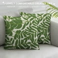 thumbnail image 3 of Nawypu  Throw Pillow Covers Home Decor Loop Tropical Green Leave Floor Pillow Cover for Couch 100% Canvas Cushion Cover Pillow Case Plant Monstera Leaf, 3 of 5