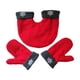 thumbnail image 1 of Guantes de invierno cálidos para hombre y mujer, para senderismo en climas fríos. Rojo, 1 of 9