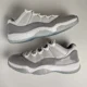 thumbnail image 2 of Ni - ke Ni - ke Air Jordan 11 Retro Low Cement Grey White Blue Sneakers AV2187-140 Men's 11, 2 of 5