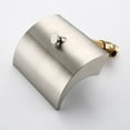 thumbnail image 3 of Sumerain Waterfall Roman Tub Faucet with Diverter Brushed Nickel, High Flow Waterfall Tub Filler, 3 of 19