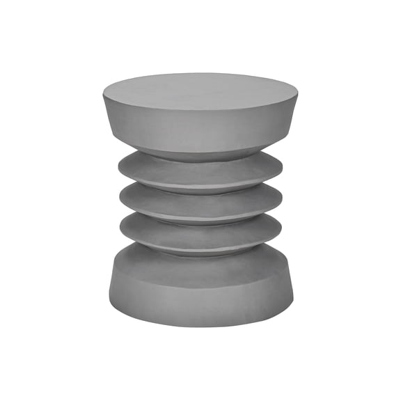 Accent Table - 25"H - Indoor Or Outdoor - Living Room - Nightstand - Gray