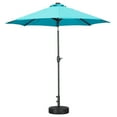 thumbnail image 3 of Ainfox  10ft Patio Umbrella with Lights Outdoor Umbrella with Base Blue, 3 of 5
