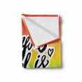 thumbnail image 2 of All You Need Is Love Soft Flannel Fleece Blanket, Gay Pride Slogan with Hand-written Lettering on Rainbow Spectrum Flag, Cozy Plush for Indoor and Outdoor Use, 50" x 60", Multicolor, by Ambesonne, 2 of 6