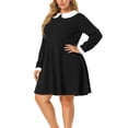 thumbnail image 2 of Vestido Agnes Orinda Negro 3X, 2 of 7
