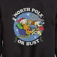 thumbnail image 3 of Garfield - North Pole Or Bust - Toddler And Youth Crewneck Fleece Sweatshirt, 3 of 5