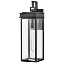 82065BK Lark Cole - 12W 1 LED Medium Outdoor Wall Lantern-25 Inches Tall and 8 Inches Wide