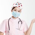 thumbnail image 4 of Shisuyan Nursing Cap Nurses Cap Women Scrub Hat Work Cap Printed Working Cap Nursing Hair Cap, 4 of 8