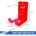 thumbnail image 3 of czcpp-Barbell Storage Wall Mounted Storage Rack, Wall Barbell Rack, Olympic Wall Mount Barbell Holder,Vertical Hanging Barbell Rack.Suitable for Gym, Home Fitness, 3 of 4