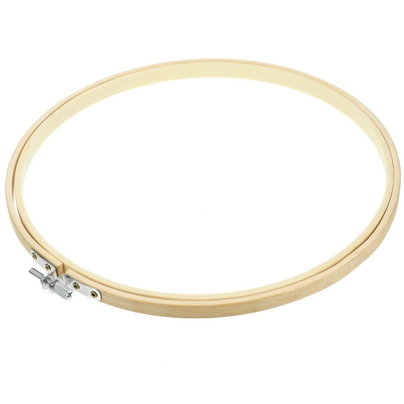 KAKOWELY Bague Broderie Tambour 9 Pouces Broderie Cercle en Bambou Point de Croix, 9.06"X9.06"X0.39 Pouces