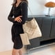 thumbnail image 4 of Bolso Bandolera para Mujer Fashionalbe PU Bolso Hombro para Viajes Oficina (Caqui), 4 of 9