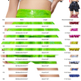 thumbnail image 4 of Girls 2-in-1 Sequin Shorts with Attached Skirt, Sparkly Puffy Dance Costume Shorts for Performance, Cheerleading and School Recital, Shiny Metallic Skort Black 100, 4 of 5