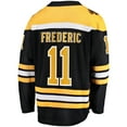 thumbnail image 3 of Men's Fanatics Trent Frederic Black Boston Bruins Home Breakaway Player Jersey, 3 of 3