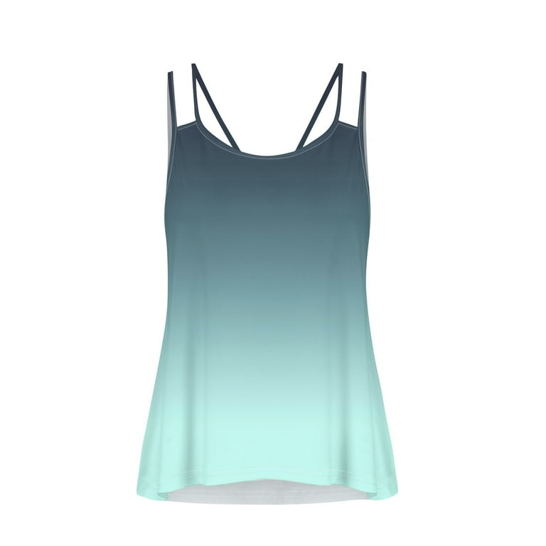 トップス THIN STRAP A LINE TOPS Cyinyin Womens Casual Soild Tops Cyan Basic Off Shoulder