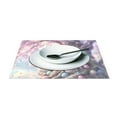 thumbnail image 3 of Ryvnso Placemats Set of 4 Rabbits on Tree Dining Mats Heat-Resistant Non-Slip Washable Table Mat, 3 of 8