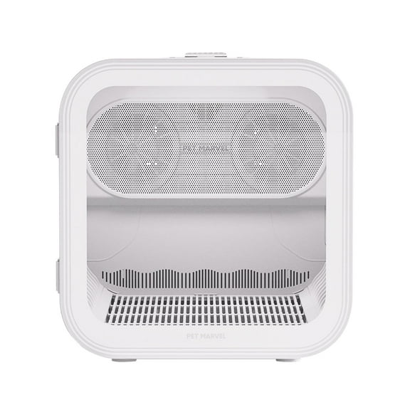 Cat Hair Dyer Box H4, Safe Temperature Control, Ultra Quiet Anti-Stress, Rapid Automatic Drying for Cats & Small Dogs for Home Salon, Freedom Large Capacity, High-Velocity, 360° Airflow