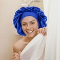 thumbnail image 2 of Lace Large Color Butyl Nightcap High Stretch Nightcap Lace Up Shower Cap Women In A Variety Of Colors To Choose From, 2 of 6