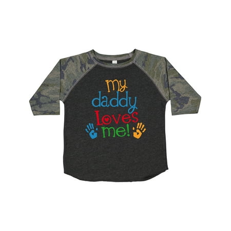 

Inktastic Daddy Loves Me for Son Gift Toddler Boy or Toddler Girl T-Shirt