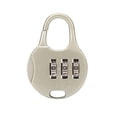 thumbnail image 1 of Clearance! Delayuji Furniture Protection 3 Digit Combination Locks Set Small Padlock Combination Lock for Luggage Padlock for Suitcase One Size Silver, 1 of 4