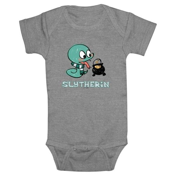 Infants' Harry Potter Slytherin Snake Doodle Bodysuit