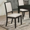 thumbnail image 2 of Coaster Louise Upholstered Fabric Dining Chairs in Cream, 2 of 12