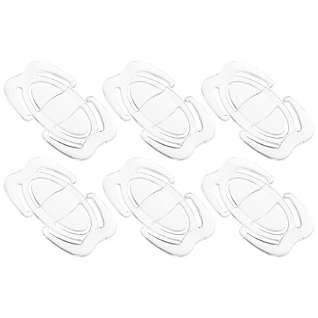 Worgeous 6pcs Bra Straps Back Clips Women Bra Strap Holder Hooks Bra Strap Clips for the Back Bra Supply