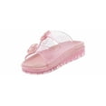 thumbnail image 5 of Jessica Simpson Jelly Buckle Youth Girls' (11-3) Slide Sandal | JES564 Pink, 5 of 6