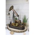 thumbnail image 3 of Western Rustic Vintage Nodding Donkey Pumpjack Oil Derrick Rig Pumpjack Figurine, 3 of 6
