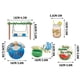 thumbnail image 2 of Conjunto de decoración de bandeja escalonada de verano, artículos de decoración de bandeja escalonada de madera de granja, Mini carteles de madera con temática de verano, decoraciones para el hogar y, 2 of 7