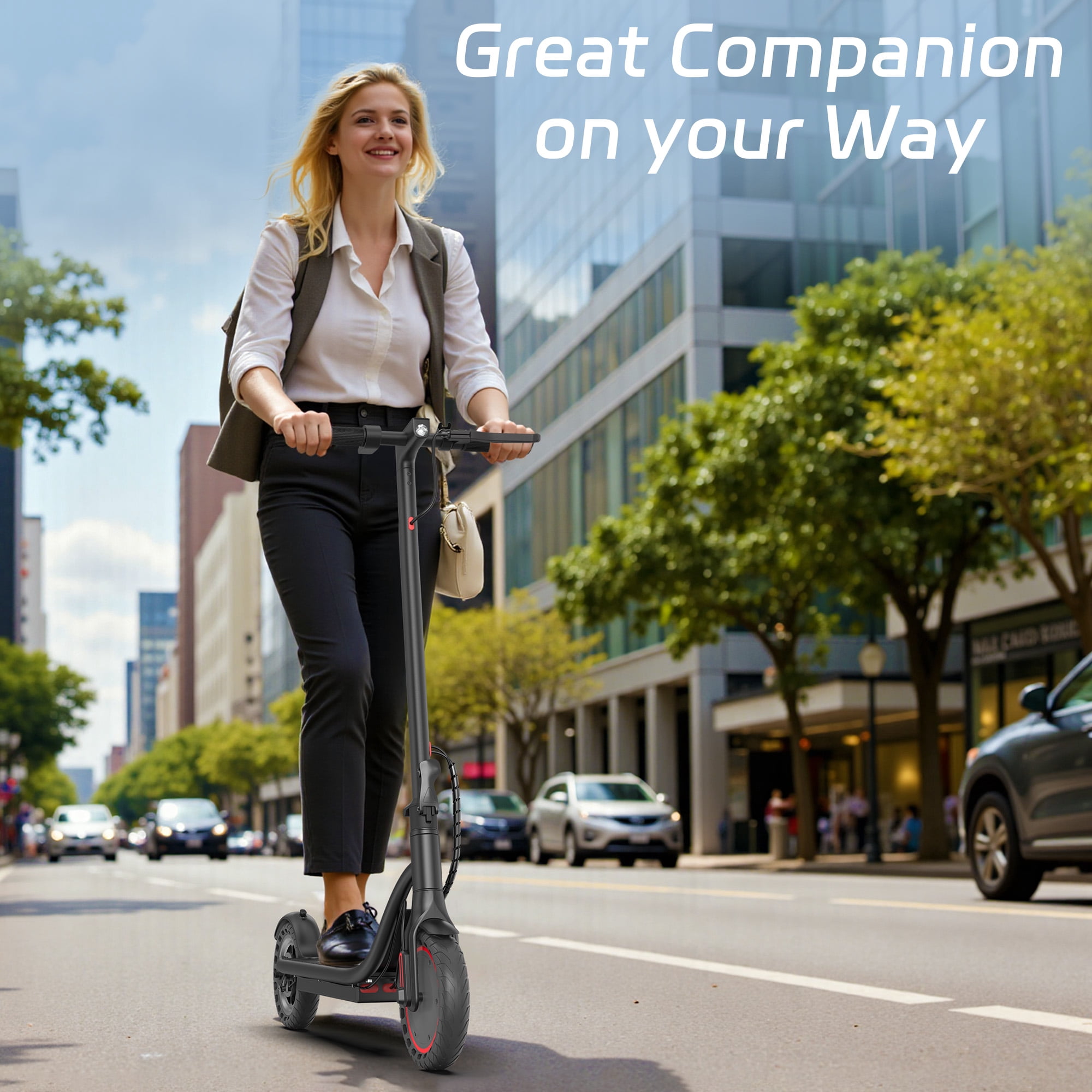 PRINTE N85 8.5 inch Electric Scooter with LCD Display Waterproof APP 19MPH for Adult and Teen UL2272