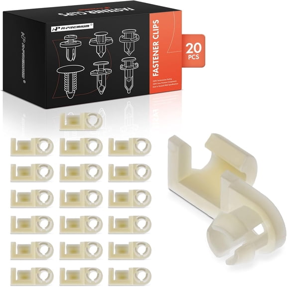 A-Premium 20PCS Nylon Tailgate Handle Retainer Clips Compatible with Chevrolet & GMC Trucks 1988-1998
