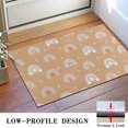 thumbnail image 3 of Brown Boho Bohemia Rainbow Hearts Pattern Door Rugs,Washable Non Slip Door Mats Indoor,Decorative Door Mats,Entry Mat Indoor for Entrance,Bedroom,Kitchen,Bathroom,16"x24", 3 of 6