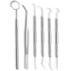 thumbnail image 1 of Herramientas de cuidado bucal de acero inoxidable Herramientas dentales Juego de 6 piezas Adepaton CJWUS-4139, 1 of 1